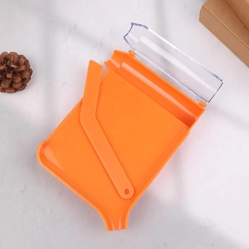 1Pc Pill Counting Tray With Spatula Pharmacy Right Hand Counter Tray Medications Plastic Medicine For Counting Pill~