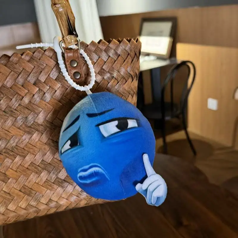 最新のブルービーンバックパックペンダントキーホルダー人形かわいいぬいぐるみ手作り人形漫画アニメかわいいギフト楽しい人形