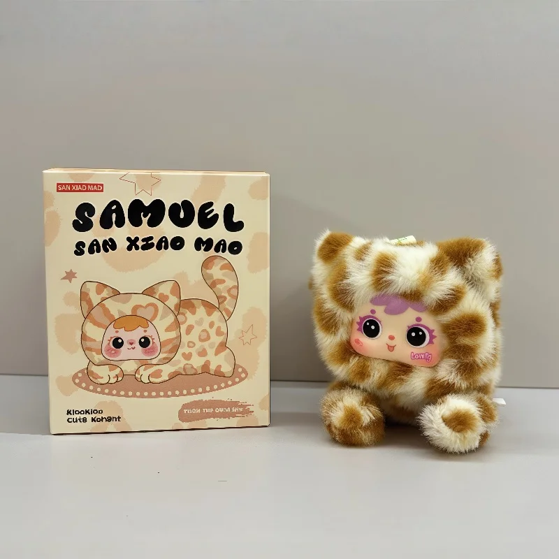 

Новая серия «Симпатичный маленький кот» Samuel, виниловая слепая коробка, игрушки, кавайная кукла, экшн-фигурки, украшения, коллекционные подарки на день рождения для девочек, кулон