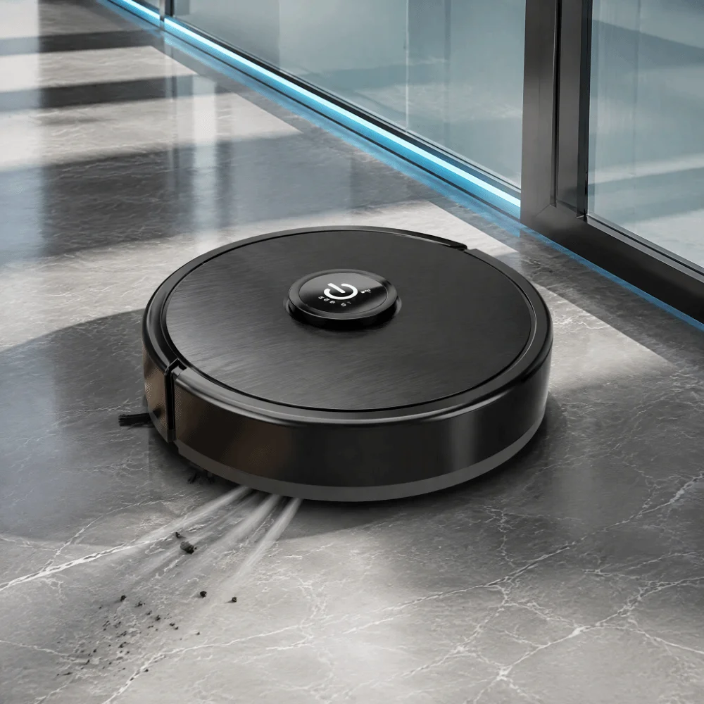 Automatic Sweeping Robot Rechargeable Powerful 6000Pa Suction Robot Vacuum USB Charging Multi-Purpose Vacuum Mop Robot