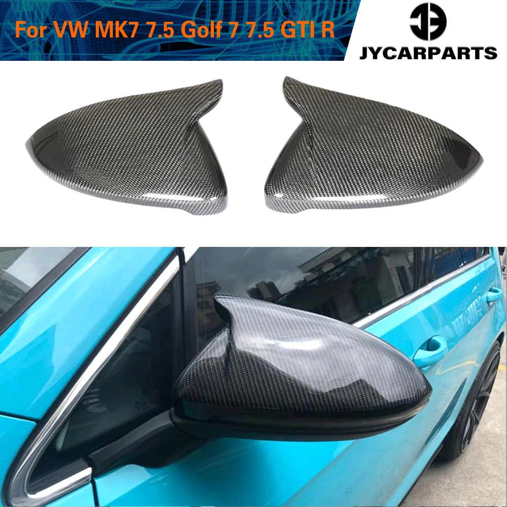 

Replacement Type Carbon Fiber Car Side RearView Mirror Covers Trim for Volkswagen VW Golf 7 7.5 VII MK7 7.5 GTI R 2014 - 2019