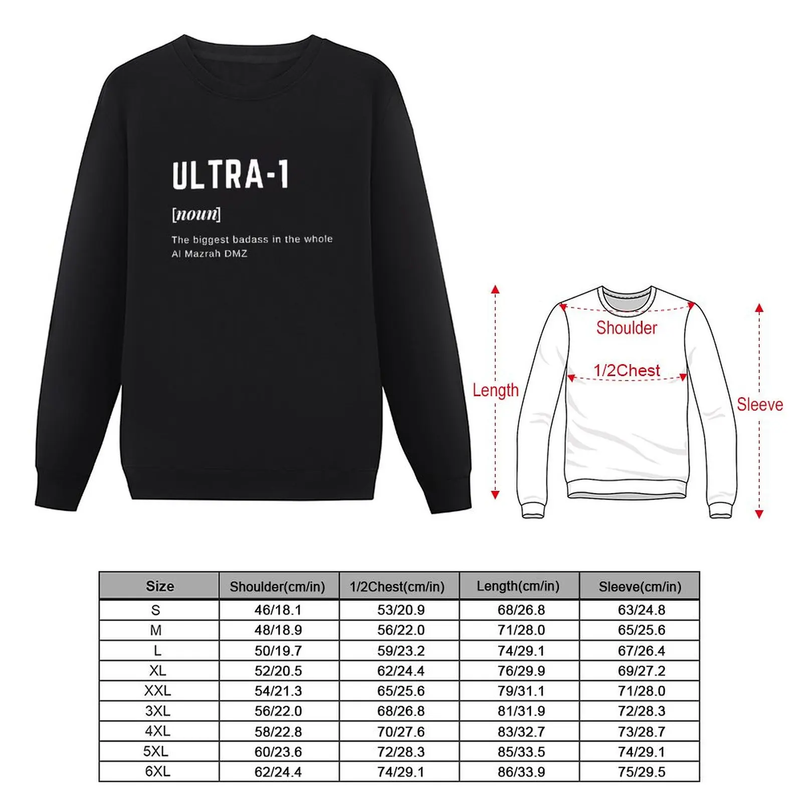 Warzone 2.0 DMZ - Ultra-1 The biggest badass in the whole Al Mazrah DMZ Pullover Hoodie japanese style sweatshirts