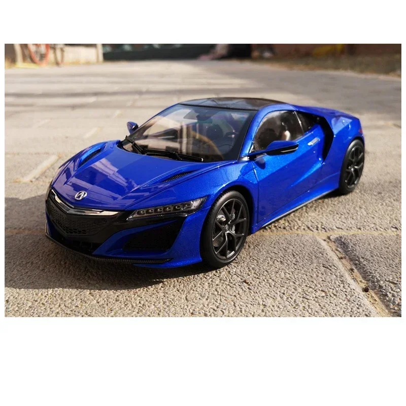 

Новинка 1/18, KengFai для Honda ACURA NSX, Литые металлические модели автомобилей, игрушки, подарок для детей, синий/белый/красный коллекционный дисплей, металл, пластик