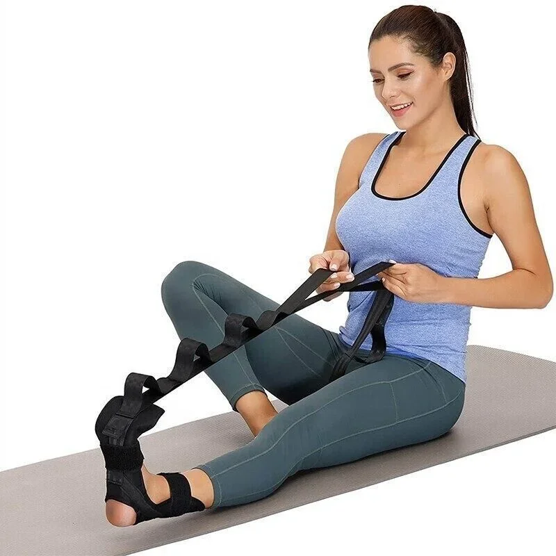 Yoga Rehabilitation Belt Stretching Strap with Loop,Dance Gymnastics Stretching Band,Ligament Exercise Training Belt