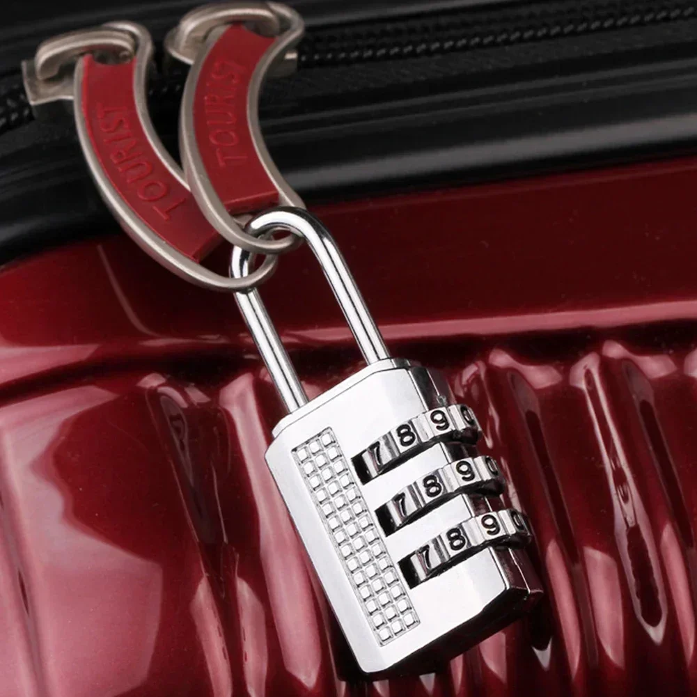 Zinc Alloy Cabinet Locker Lock Combination Lock 3-Digital Combination Padlock Luggage Coded Lock Security Security Lock