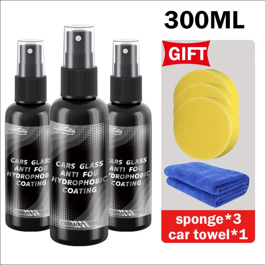 Car Waterproof Spray, Rain Protection Coating, Glass Hydrophobic, Rain Repellent Car Fluid, Car Windshield Mirror Waterproofing - view 3