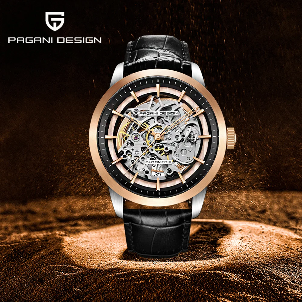 

Новые мужские часы Pagani 2026 года: роскошные, скелетонизированные, автоматические, механические, с кожаным ремешком, от ведущего бренда.