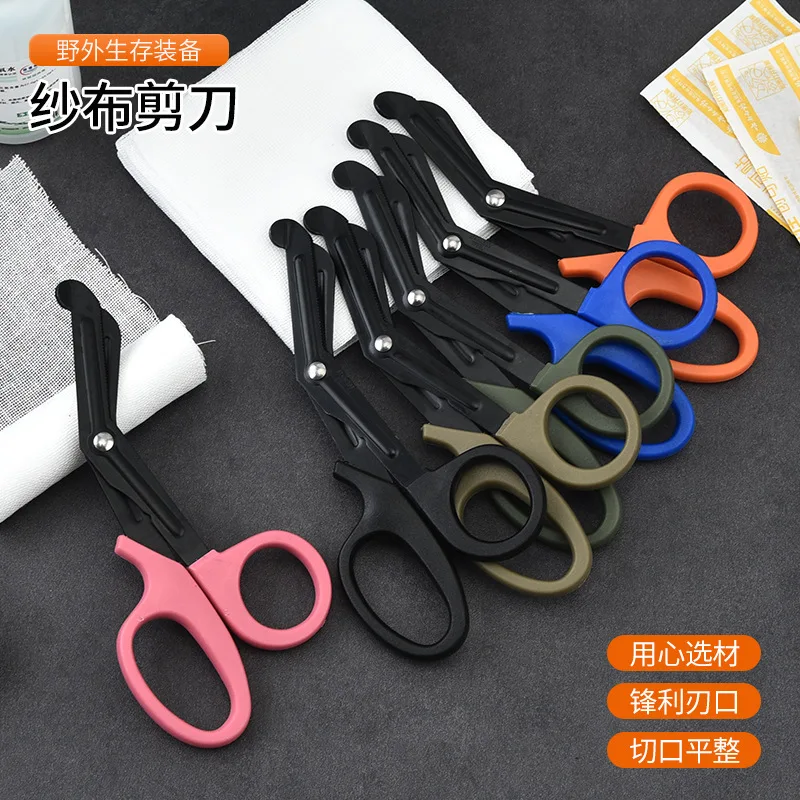 15cm EMT 의료용 가위 - 스테인리스 스틸 붕대 및 테이프 가위 |   다용도 응급처치 필수 도구