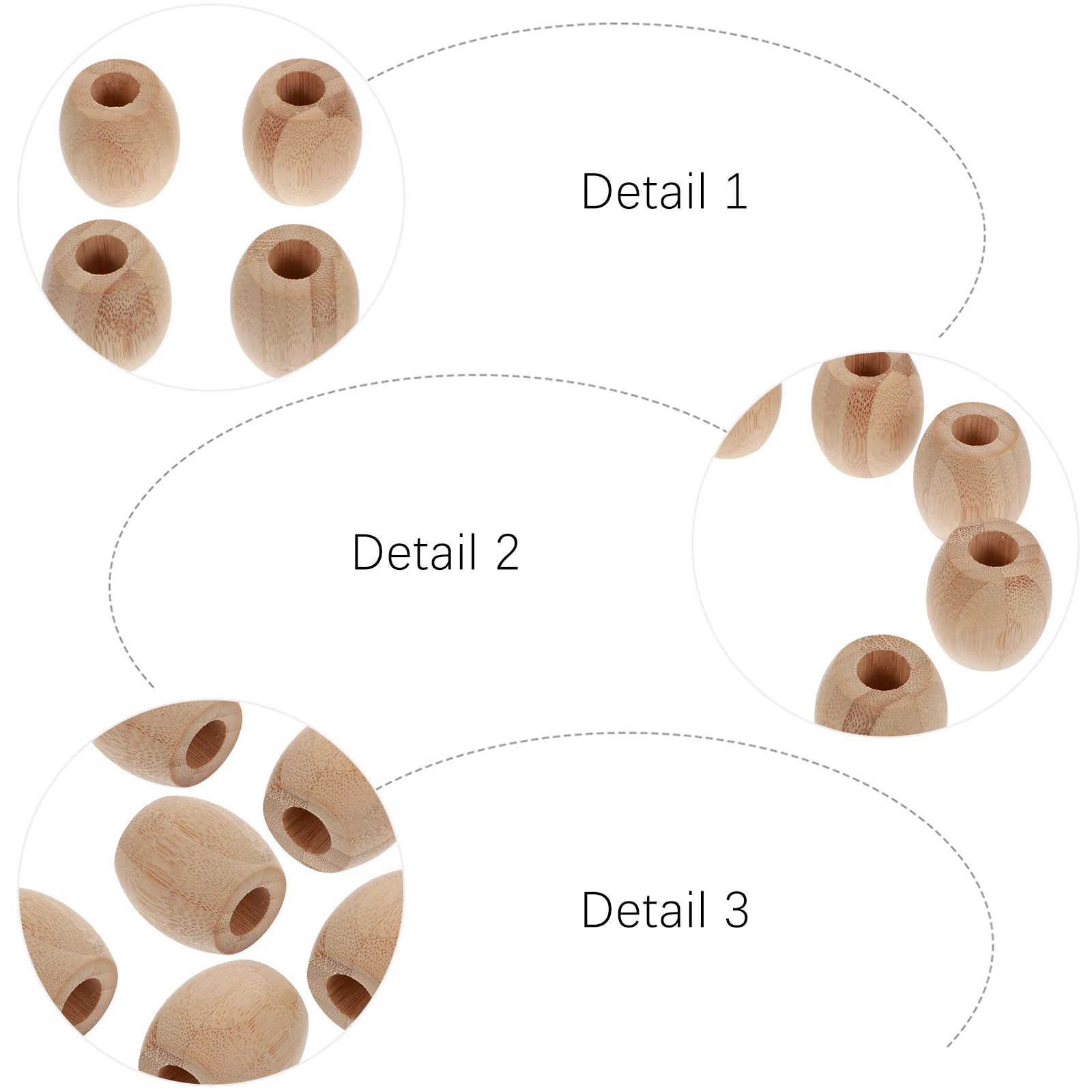 

6 шт., бамбуковая простая подставка для зубных щеток, держатель для ванной комнаты, простая подставка для зубных щеток, решение для хранения, эффективно сухой