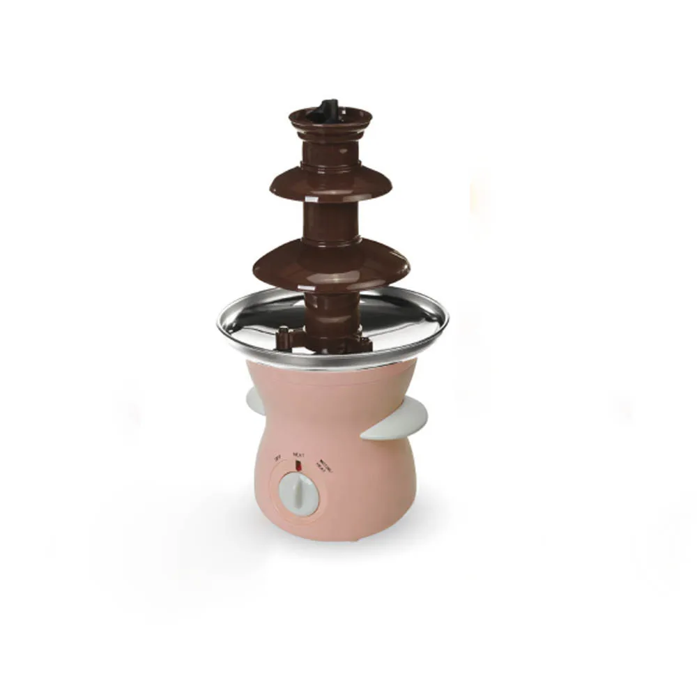 Electric Detachable Chocolate Fountain Machine Low Price 3 Layers Tier Mini Custom Household Hot Chocolate Fondue Fountain Sale