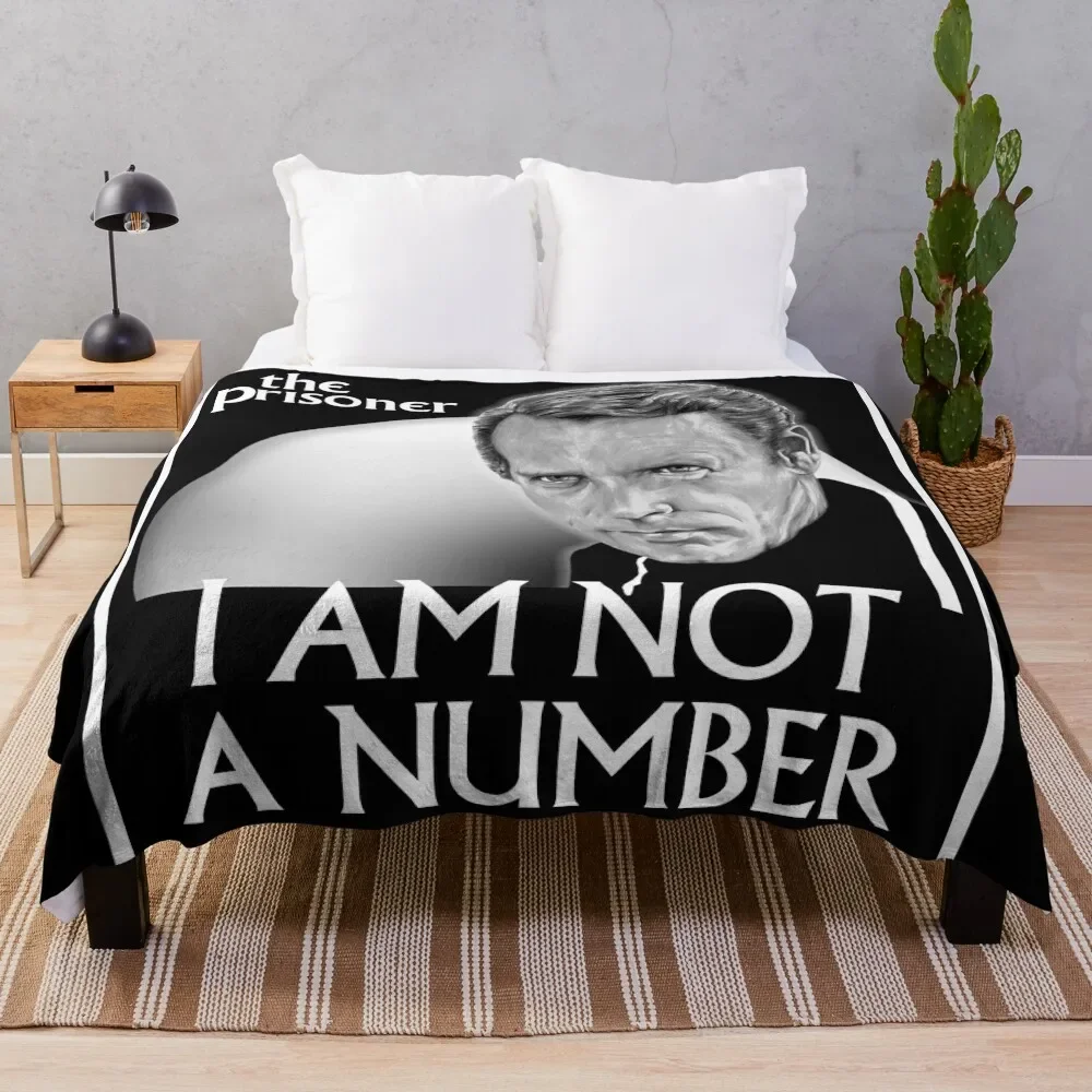

The Prisoner I AM NOT A NUMBER Throw Blanket Fuzzy Plush Throw Blanket for Sofa Chair