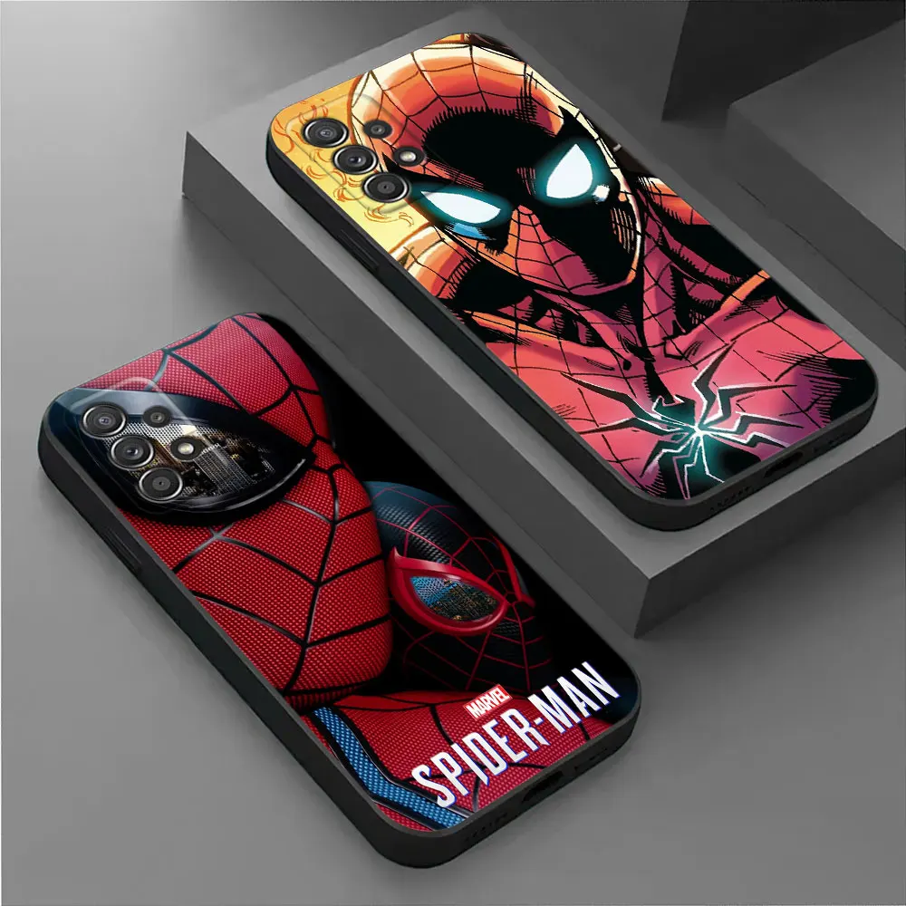 

SPIDER-MAN For Samsung Galaxy A55 Case A54 A52S A53 5G A51 A34 A35 A33 A32 A50 A72 A71 A30 A7 A9 2018 A52 Case Soft Cover MARVEL