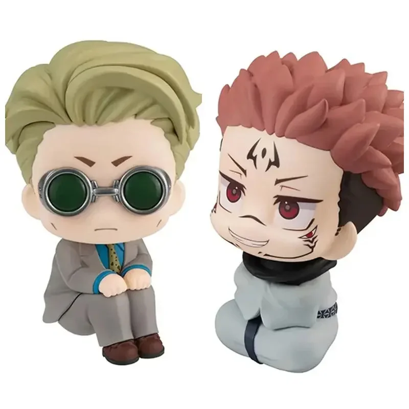 Nanami Kento Ryomen Sukuna Action Figure Toys 11cm Jujutsu Kaisen Gk Figurine Q-Version Sitting Model PVC Collection Mini Statue