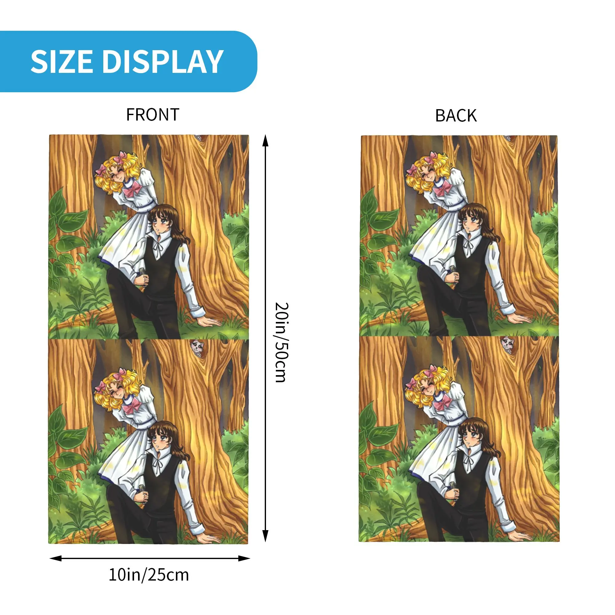 Terry And Candy In The Forest Winter Headband Neck Warmer Women Men Ski Camping Tube Scarf Cartoon Anime Tv Face Bandana Gaiter