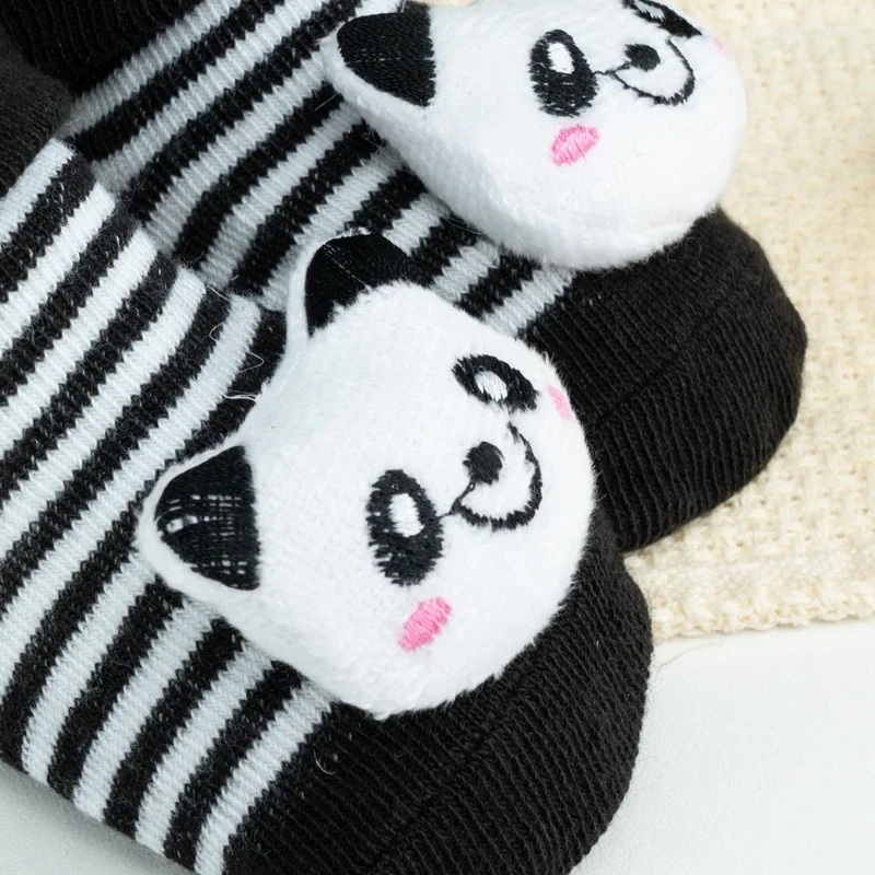 1 paar Neugeborenen Baby Socken Boden Non-slip Baumwolle Cartoon Puppe Socken mit Baby Mädchen Jungen Weiche Nette Stiefel kleinkinder Tier Socke Geschenk