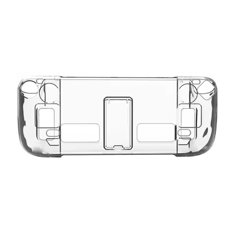 Clear PC Protector Cover Replacement Split Game Console Protective Case Accessories Game Console Protective Cover for Steam Deck