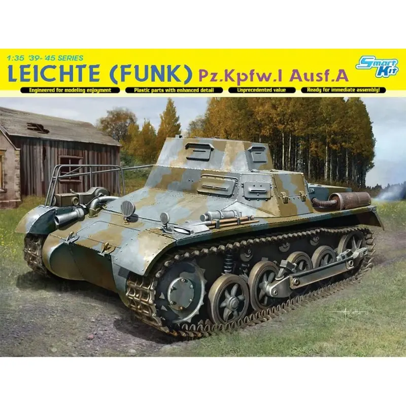 

DRAGON 6591 1/35 Leichte (Funk) Pz.Kpfw.I Ausf.A - Scale Assemble Model Kit