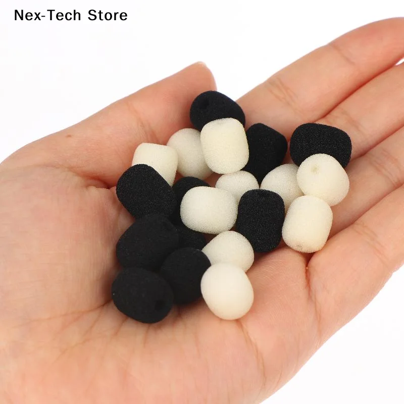 [NT]10Pcs Microphone Special Foam Cover Smallest Random Color Mini Mic Sponge Microphone Replacement Windscreen[NT]