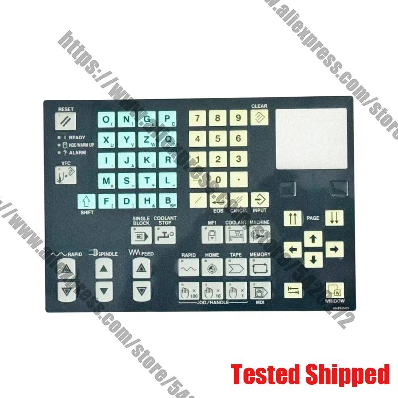 

windows95 KS-6YZL01B KS-6YZM01 CNC Machining Center Lathe Operation Button Keyboard Film