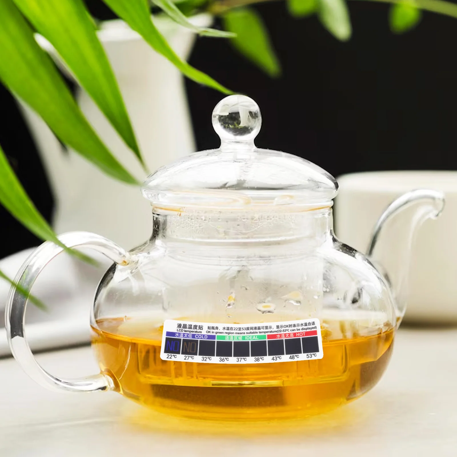 

10pcs Physiological Saline Temperature Strip Adhesive Water Body Thermometer For Cup Temperature Paster Gauge Sticky Patch