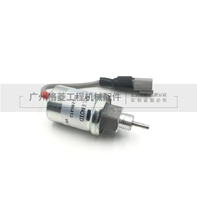 For Perkins engine shut-off solenoid valve cut-off valve U85206452 185206452 excavator