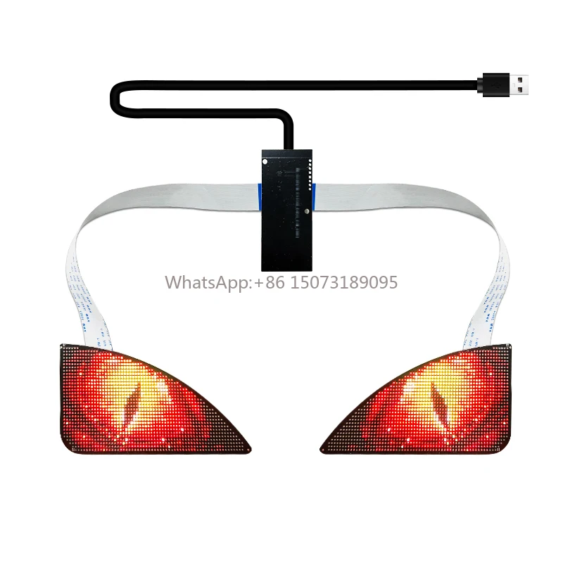 

LED Car Window Sign Digital Display Color RGB Screen LED Sign APP Control Soft Led Flexible Display Screen for Car Advertising