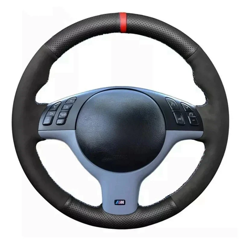 Customized Car Steering Wheel Cover Original Steering Wheel Braid For BMW E46 E39 330i 540i 525i 530i 330Ci M3 2001 2002 2003