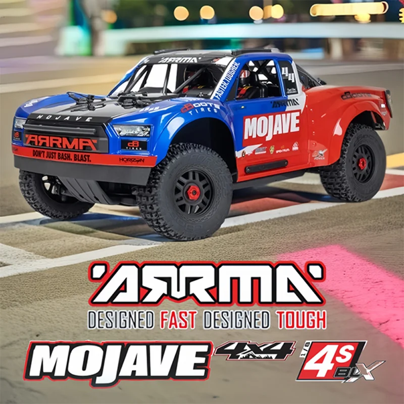 ARRMA Nowy 1:8 MOJAVE 4S BLX Duży Model Samochodu Terenowego na Zdalne Sterowanie, Elektryczny Model Samochodu RC na Zdalne Sterowanie, Idealny do Pustyni, Short Course, RTR