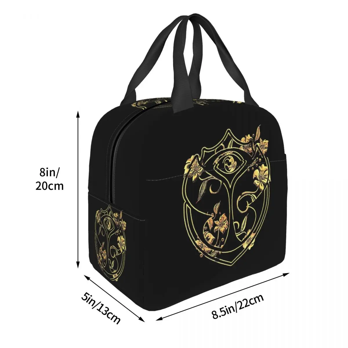 Tomorrowland Belgian Electronic Dance Music Festival Lunch Bags Bento Box Lunch Tote Picnic Bags Thermal Bag for Woman Student