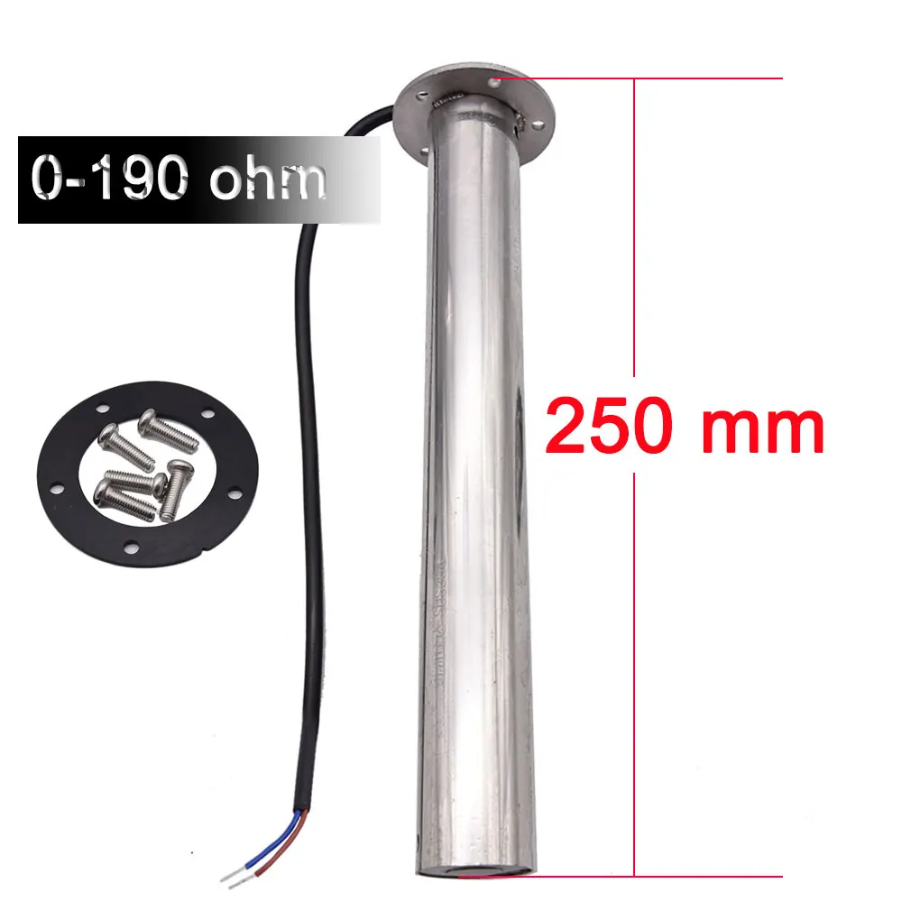 150mm~550mm Sewage Level Gauge Sensor Marine Boat Car Fuel Sender Unit Water Level gauges 0-190 240-33ohm water level customized image 3