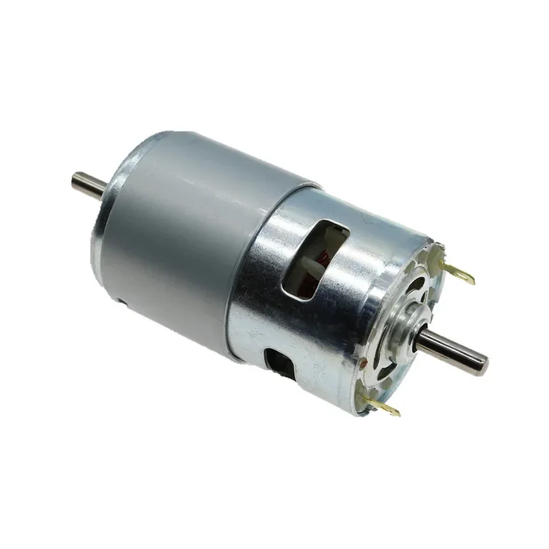 RS-795 Mini Dual Ball Bearing Electric Tools Motor DC12V 14.4V 24V High Speed Power Engine Large Torque Double Shaft Cooling Fan