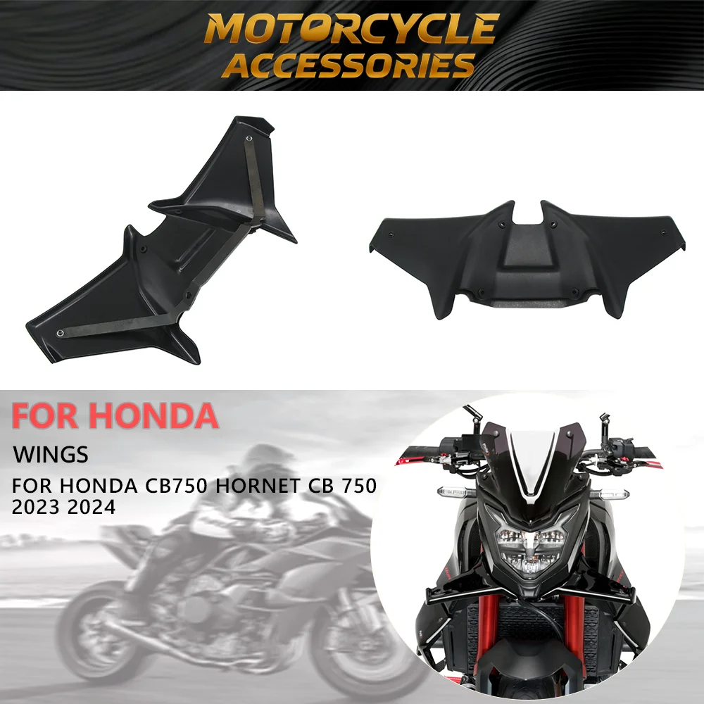 

Motorcycle ailerons For Honda CB750 Front Downforce Spoiler Naked Frontal Spoilers Winglet Aerodynamic Wing Deflector Kit