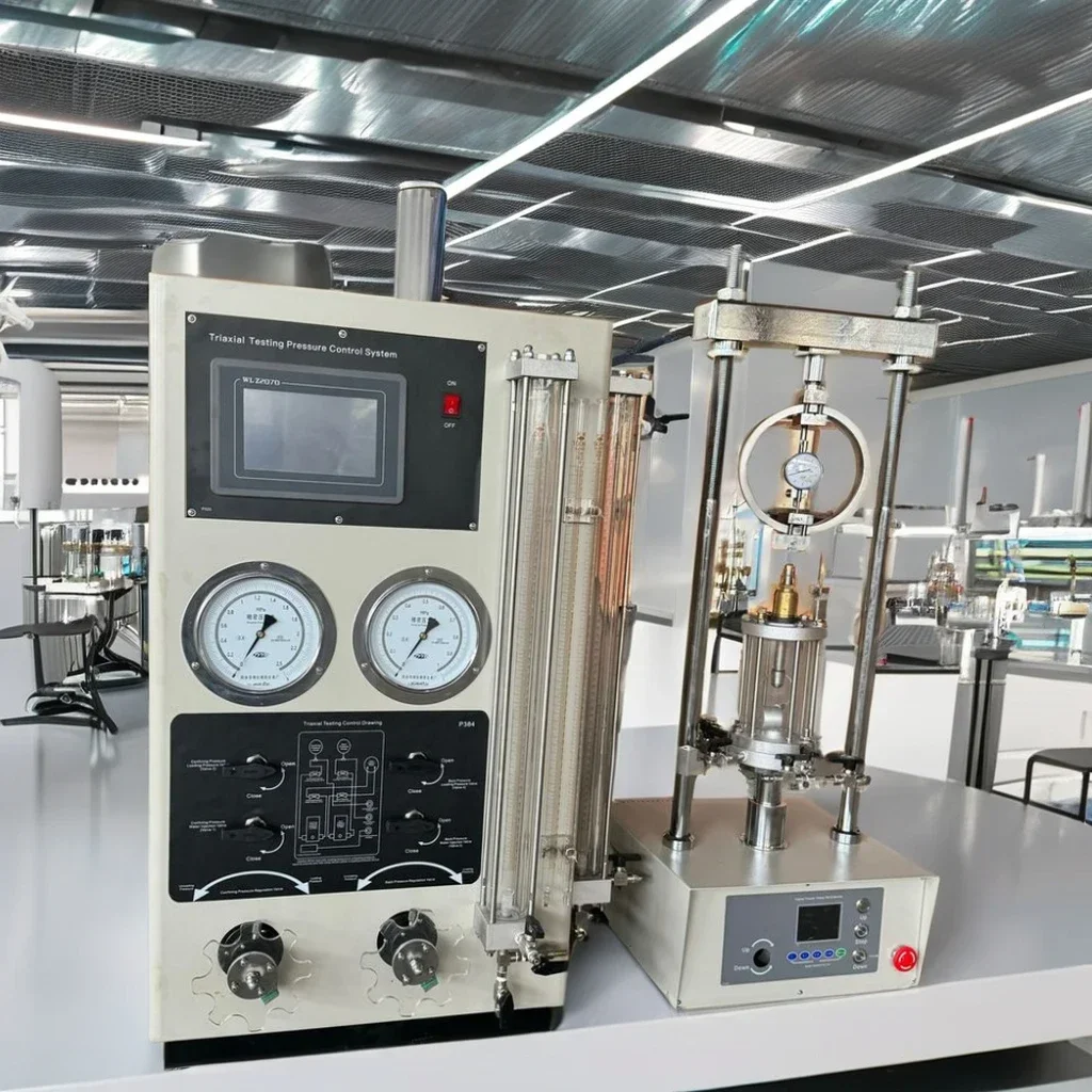 Digital ISO ASTM standard soil Triaxial Test apparatus Strain controlled triaxial soil testing machine triaxial testing machine