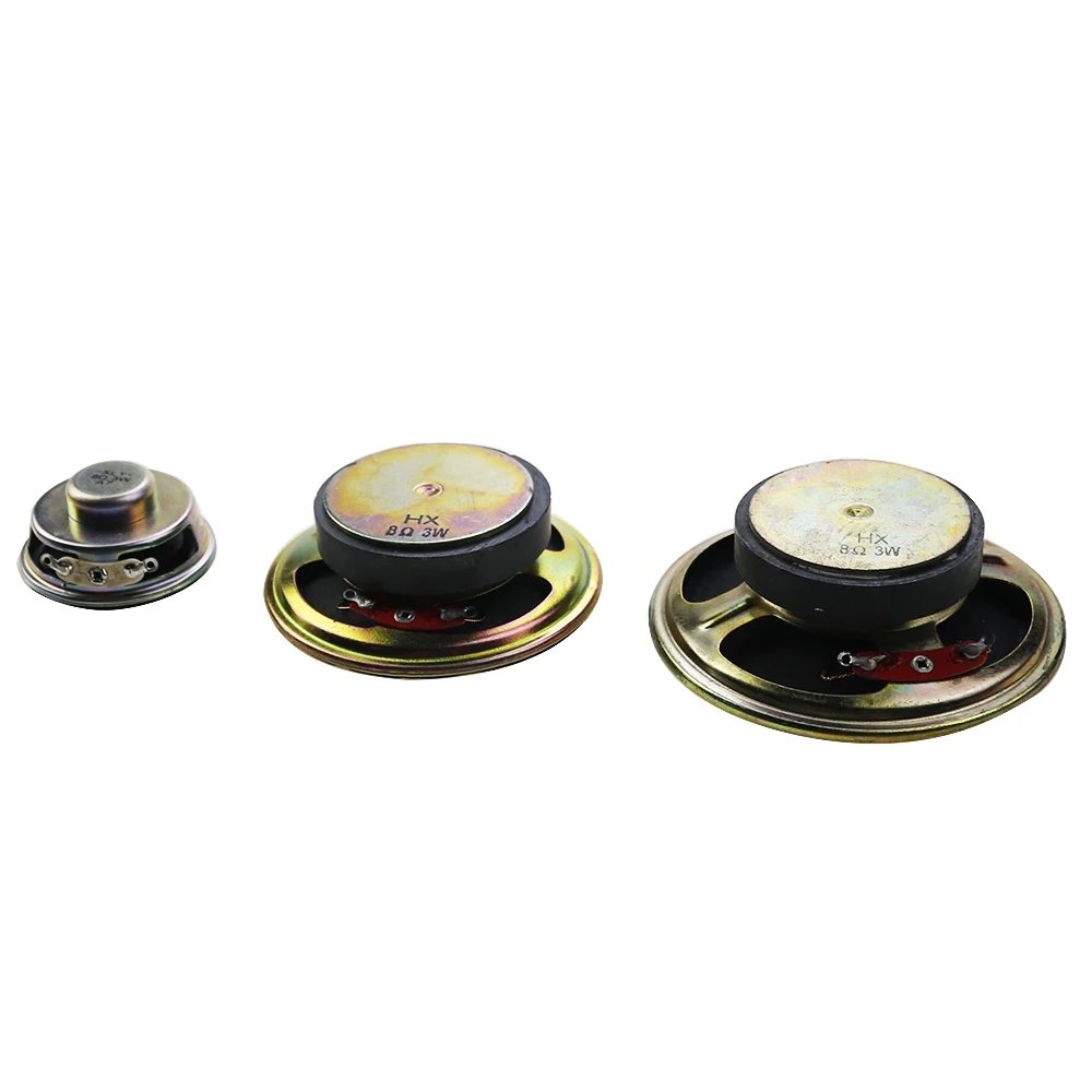 1PCS Portable Audio Speakers Column Full Range Music Speakers 8 Ohms 3 Watt Speakers Home Theater DIY Diameter 40MM 66MM 77MM