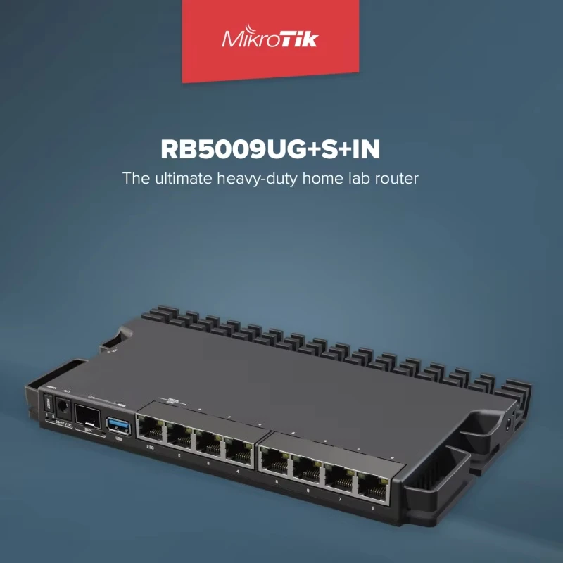 2026 hot sellingHot-selling Mikrotik RB5009UGS new RB5009 router, stock WEP encryption