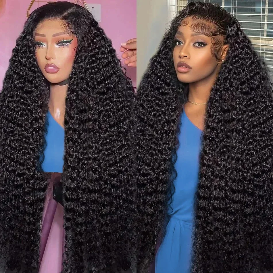 

6x4 Glueless Curly Wigs Without Glue Ready To Wear Go 13x4 HD Lace Front Human Hair Deep Wave 13x6 Lace Frontal Wig For Women