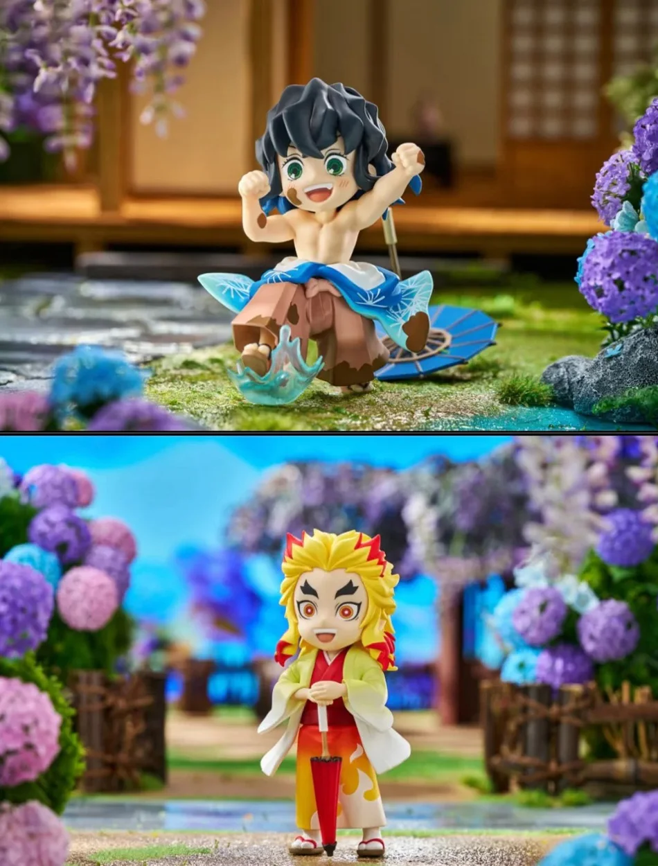 1-12 Stück Demon Slayer Blind Box Figuren Plum Rain Serie Kochou Shinobu Tomioka Giyuu Kanroji Mitsuri Blind Box Figuren Spielzeug Geschenke – Detail 6