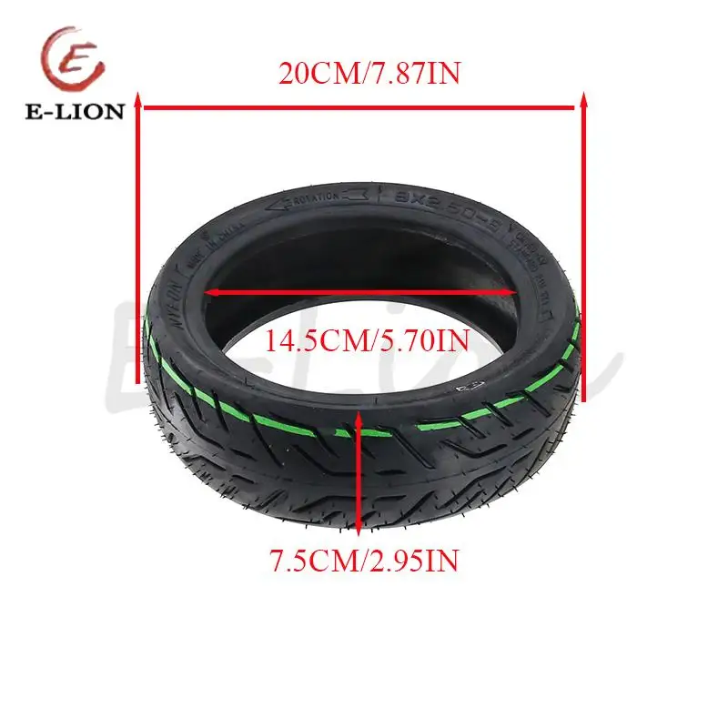 سكوتر كهربائي عالي الجودة 9x2.50-6 إطار مفرغ توصيل سريع إطار CST مقاوم للاهتراء ومتين أنبوب داخلي سميك 9x2