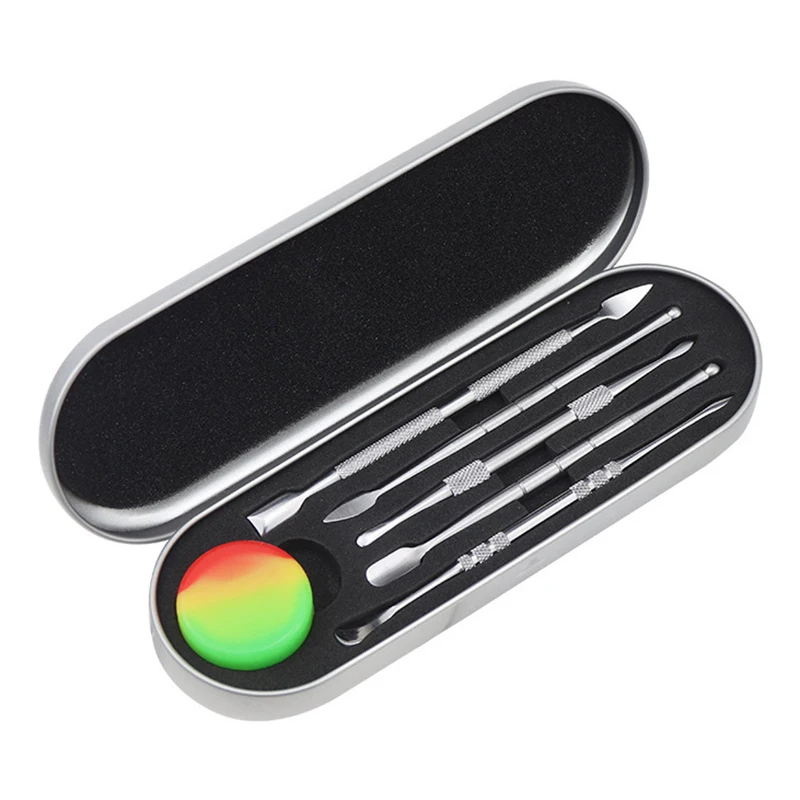 أداة تقشير البشرة من الفولاذ المقاوم للصدأ لفن الأظافر ، رأس مشطوف ، قرص صنفرة ، عصي مانيكير ، أداة نايلارت ، 5 صالونات