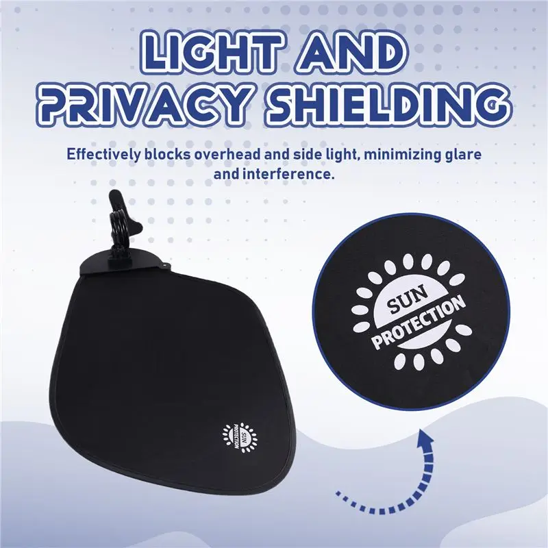 GTBL Adjustable Office Cubicle And Desk Shade,Flexible Desk Light Blocker For Privacy, Glare Reduction, And Comfort