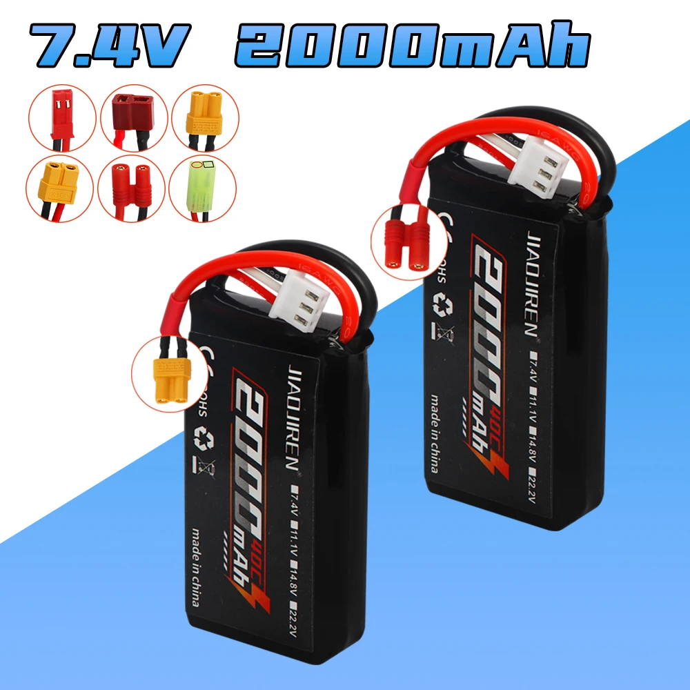903462 Battery For Wltoys V913 L959 L969 L979 L202 K959 TY923 HJ816 HJ817 RC cars parts 2S 7.4 V 2000mah lipo battery