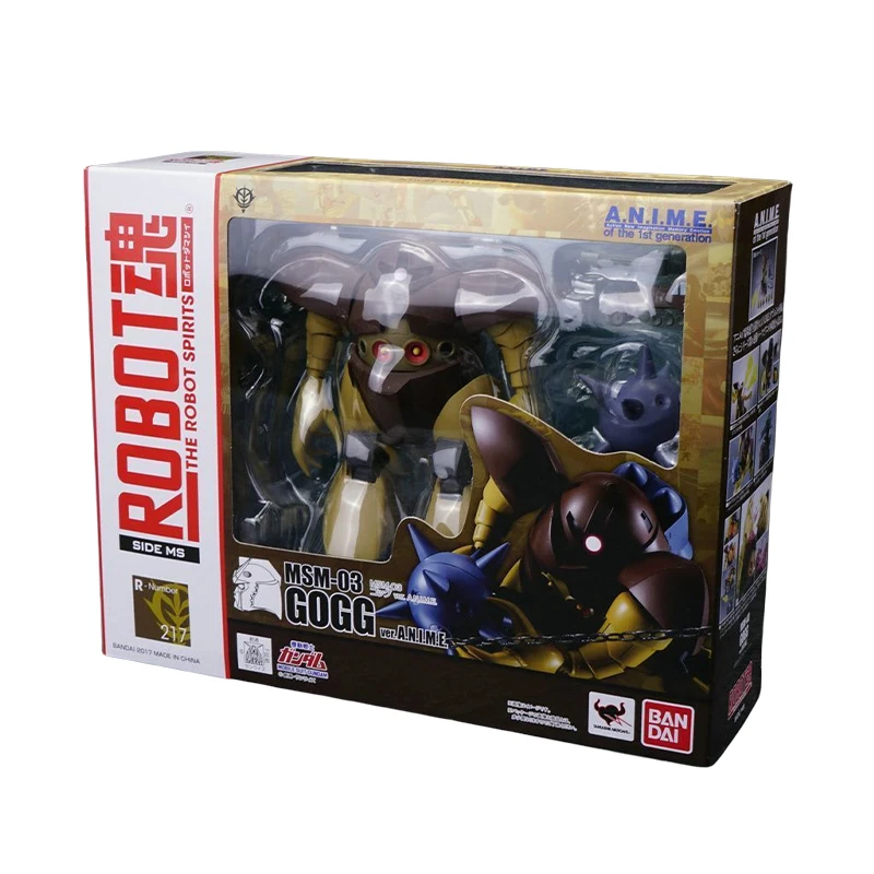 BANDAI Original GUNDAM ROBOT Series GOGG หุ่นยนต์ Spirits อะนิเมะ Action Figure ของเล่นสะสมของขวัญสต็อก