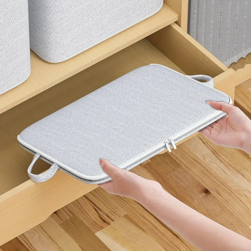 حقيبة تخزين لحاف كبيرة ، خزانة ملابس مقاومة للأتربة ، منظم ملابس لحاف ، بطانية منزلية ، أكياس فرز بسحاب ، حقيبة متحركة ، صندوق تخزين #4