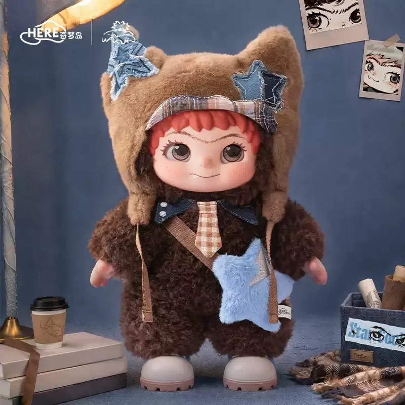 WAKUKU WHIMSY ACTIVATED Series Vinyl Plush Pendant Blind Box Mystery Box Toys Kawaii Ornaments Figurines Home Decor Desktop