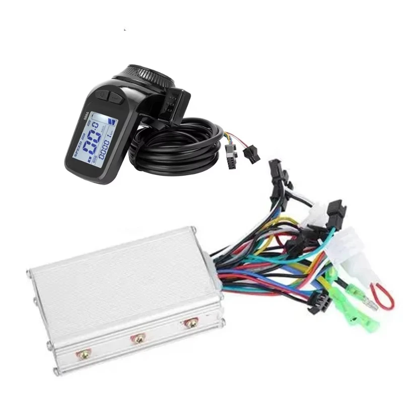 

DC Brushless Motor Controller LCD Panel Thumb Throttle Electric Bike Scooter Kit