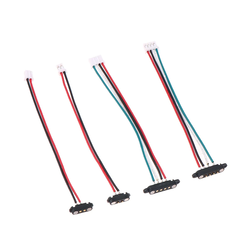 2PCS 2/3/4Pin Male Female Adapter 2A Magnetic Extension Cable Connector For Parts Accessories