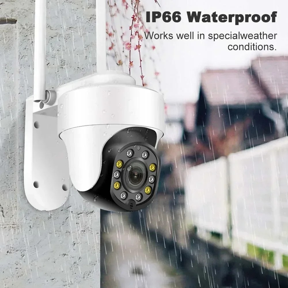 5MP IP Camera Outdoor 2.4G/5G WiFi Camera Ai Tracking Beveiliging Video Surveillance Smart Home Mini Cam