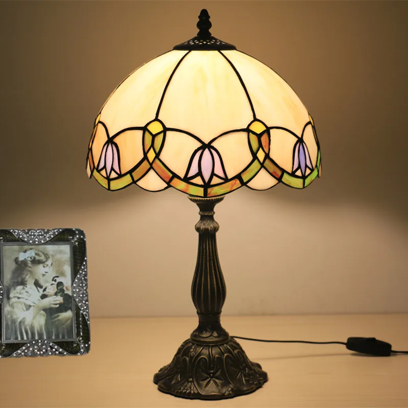 Lampa biurkowa Tiffany