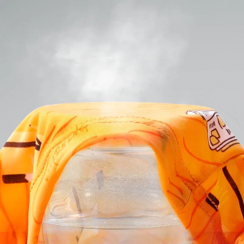 1 قطعة ملابس داخلية للرجال سراويل الملاكم الحرير الجليد رقيقة جدا الصيف تنفس شخصية الاتجاه ساو الملاكمين الصيف