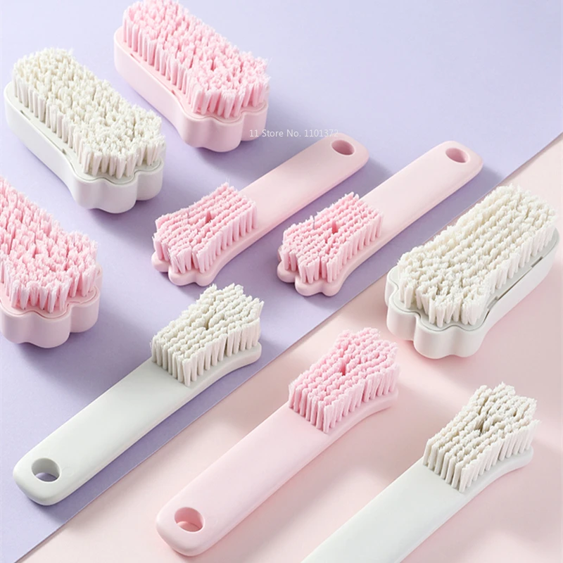 Shoe Brush Soft Bristles Do Not Hurt Shoes Multi-functional Cleaning Brush Laundry Brush Kitchen Cleaning Brush  Cleaning Tools